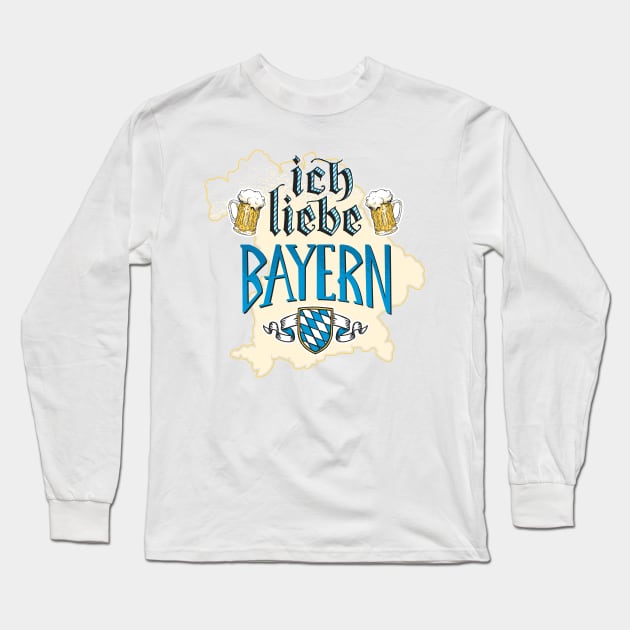 I love Munich Long Sleeve T-Shirt by madeinchorley